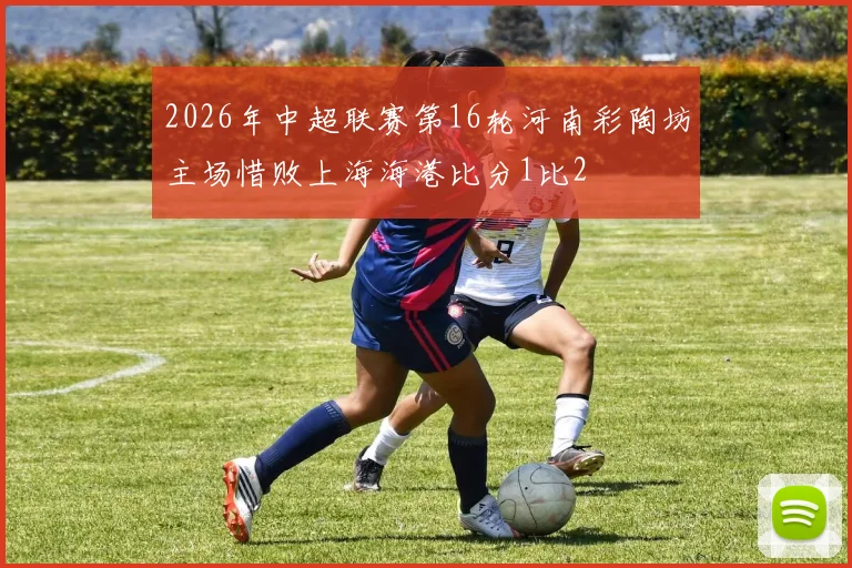 2026年中超联赛第16轮河南彩陶坊主场惜败上海海港比分1比2